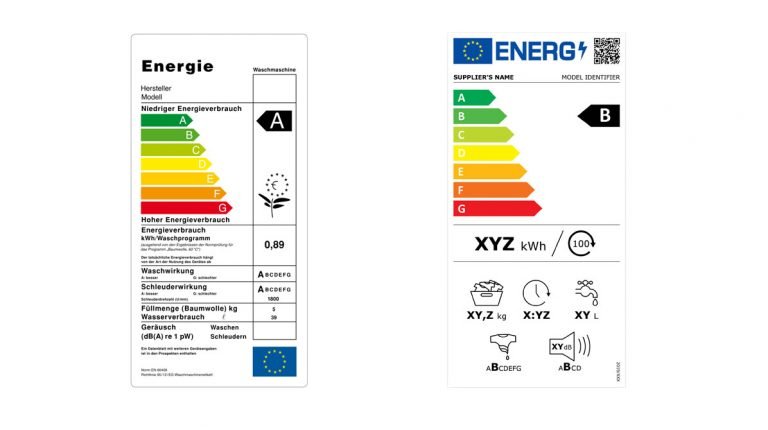 Nouvelle étiquette énergétique: loin de la consommation réelle 4 Label énergétique ancien et nouveau