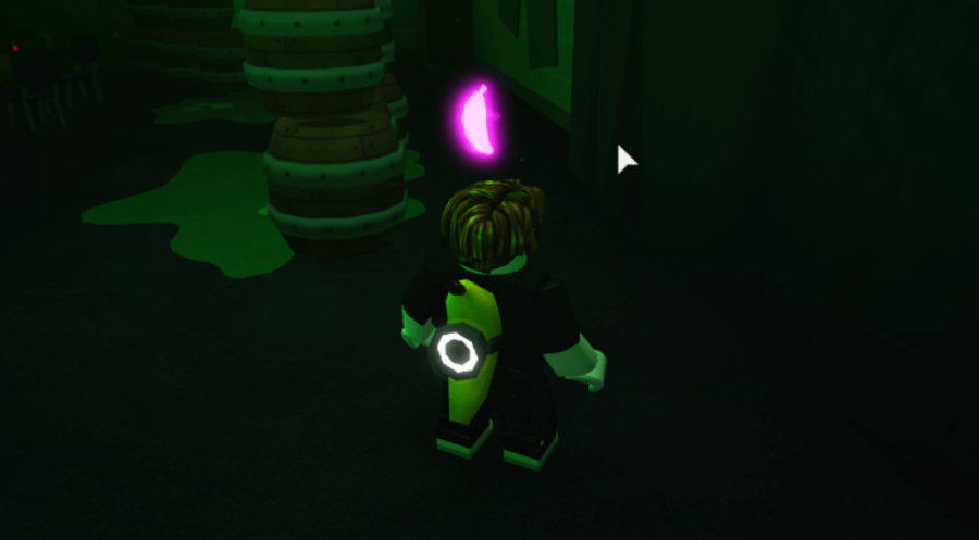 Comment obtenir le paquet secret de Sparks Kilowatt dans Banana Eats | Champions du métaverse Roblox 3 Une banane rose dans la banane mange.