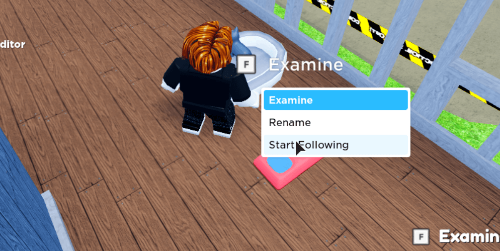 Comment obtenir le coffre au trésor de Wren Brightblade Bienvenue à Farmtown | Roblox Metaverse Champs 4 Dire au chien de vous suivre dans Welcome to Farmtown.