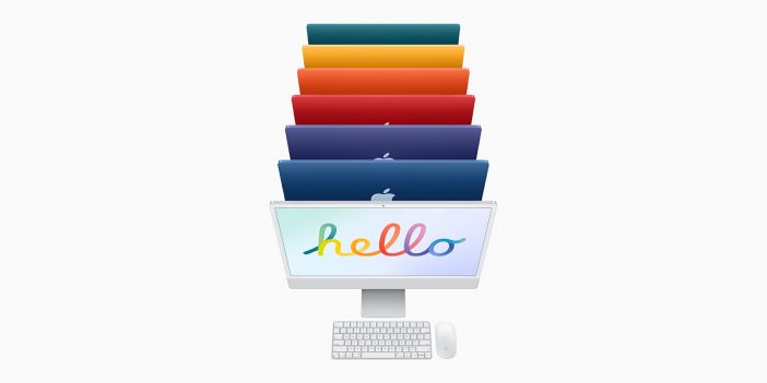 Apple annonce un iMac redesigné avec une puce M1 en plusieurs couleurs 2 iMac en couleurs