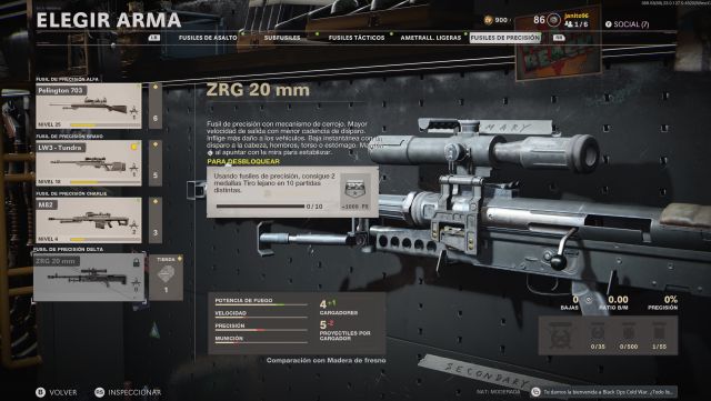 CoD Warzone et Black Ops Cold War: Comment débloquer gratuitement le fusil de sniper ZRG 20 mm 2 Call of Duty: Warzone et Black Ops Cold War Comment débloquer une arme ZRG 20 mm gratuite