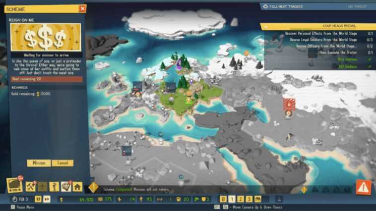 Comment faire de l'or rapidement dans Evil Genius 2: World Domination 1 Comment faire de l'or rapidement dans Evil Genius 2: World Domination
