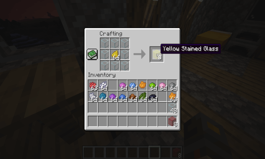 Comment faire du vitrail jaune dans Minecraft 2 Comment faire du vitrail jaune dans Minecraft