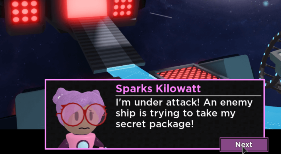 Comment obtenir le paquet secret de Sparks Kilowatt dans Tower Heroes | Champions du métaverse Roblox 2 Des étincelles parlent dans Tower Heroes.