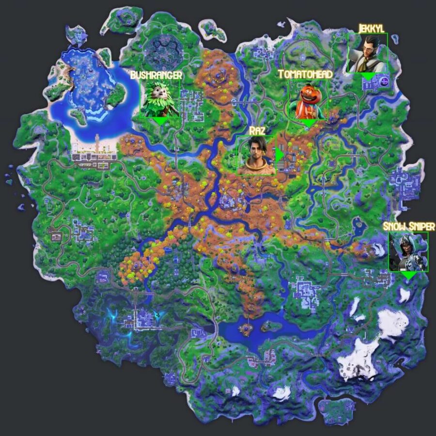 Comment porter un déguisement dans les quêtes épiques de la saison 6 de Fortnite Chapter 2 | Tous les PNJ de déguisement d'accessoires 2 Les PNJ Prop Disguise dans Fortnite.
