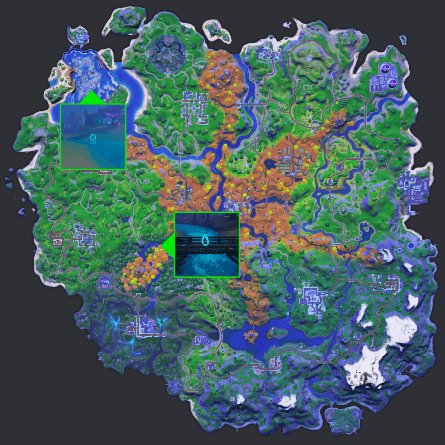 Comment terminer le contre-la-montre de natation à Weeping Woods ou au château de corail dans Fortnite Chapter 2 Season 6 Epic Quests 2 Lieux de contre-la-montre dans Fortnite C2S6W6