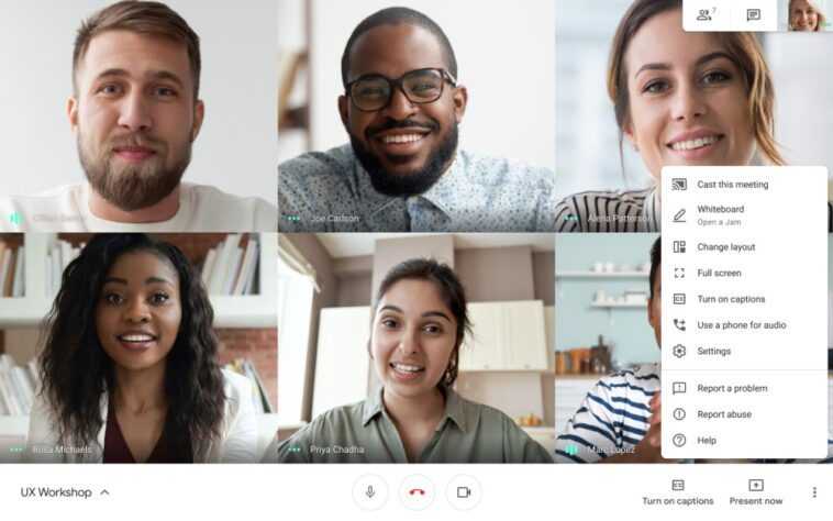 Économisez la batterie lors des appels vidéo avec cette option Google Meet 1 Économisez la batterie lors des appels vidéo avec cette option Google Meet