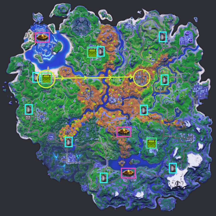 Fortnite Chapter 2 Saison 6 Semaine 5 Guide des quêtes épiques et aide-mémoire 2 Aide-mémoire Fortnite pour C2S6W5