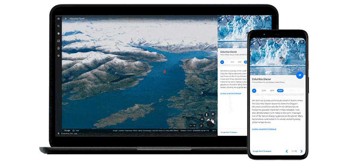 Google Earth présente Timelapse en 4D: la plus grande vidéo jamais réalisée sur notre planète 2 Google Earth Timelapse sur Android et ordinateur de bureau