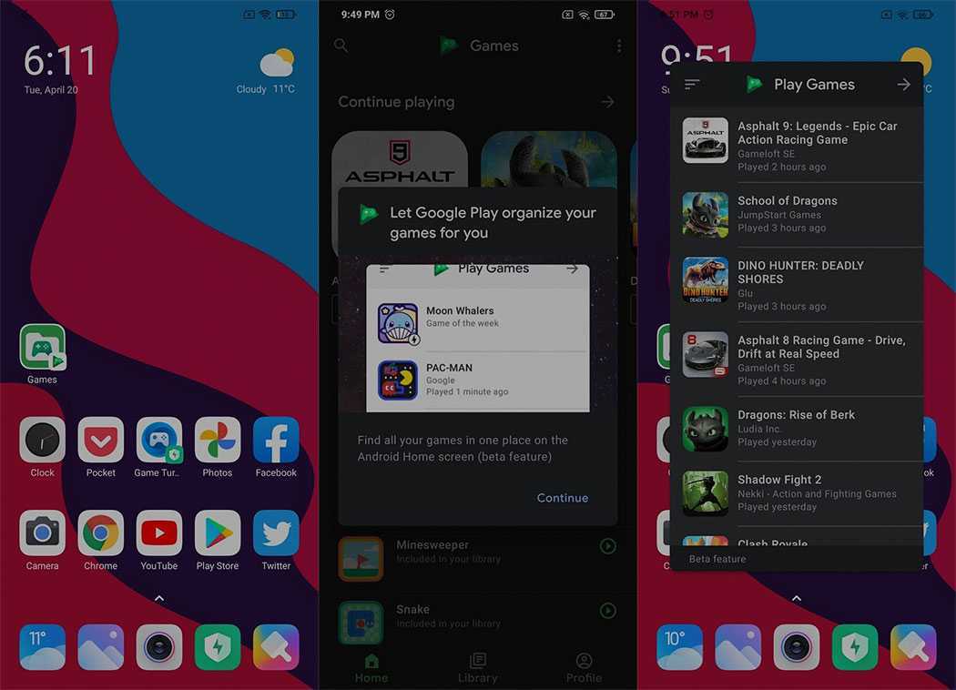 Dossier Google Play Jeux pour les jeux Dossier Google Play Jeux pour les jeux