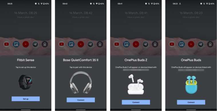 Google change l'interface de connexion avec plus de 100 écouteurs sur Android 1 Nouvelle interface Fast Pair