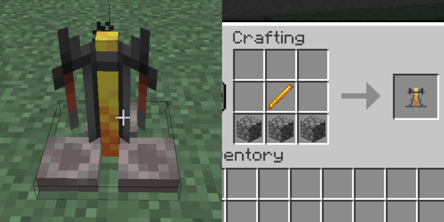 Guide de brassage et de potions Minecraft | Toutes les recettes de potions Minecraft 2 Crafiting un Brewing STand dans Minecraft.