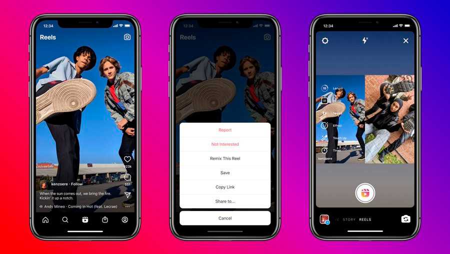 Instagram copie à nouveau TikTok avec Reels Remix 2 Instagram copie a nouveau TikTok avec Reels