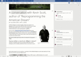 Los nuevos comentarios de Word