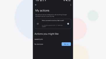 Google: "Mes actions" vous permettront de créer des accès aux commandes vocales personnalisées 3 Mes actions