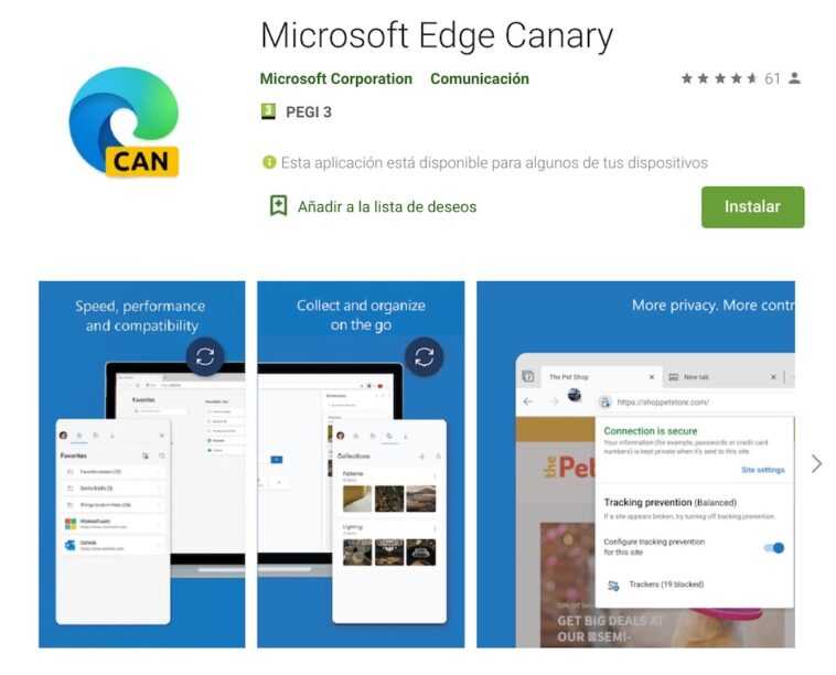 Microsoft Edge Canary maintenant disponible sur Android: soyez le premier à essayer les nouveautés 1 Microsoft Edge Canary maintenant disponible sur Android: soyez le premier à essayer les nouveautés