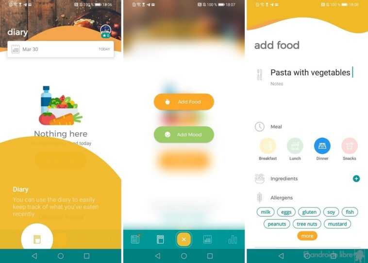 MoodBites: contrôlez ce que vous mangez et comment cela vous affecte avec cette application 1 MoodBites à la maison