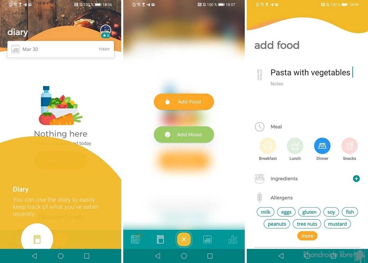 MoodBites: contrôlez ce que vous mangez et comment cela vous affecte avec cette application 2 MoodBites à la maison