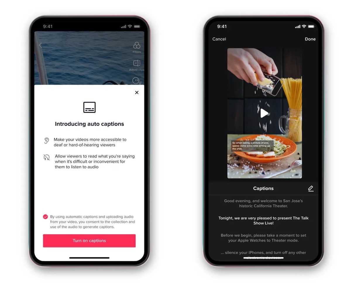 TikTok ajoute des sous-titres automatiques à vos vidéos: un contenu infini dans toutes les situations 2 sous-titres tiktok