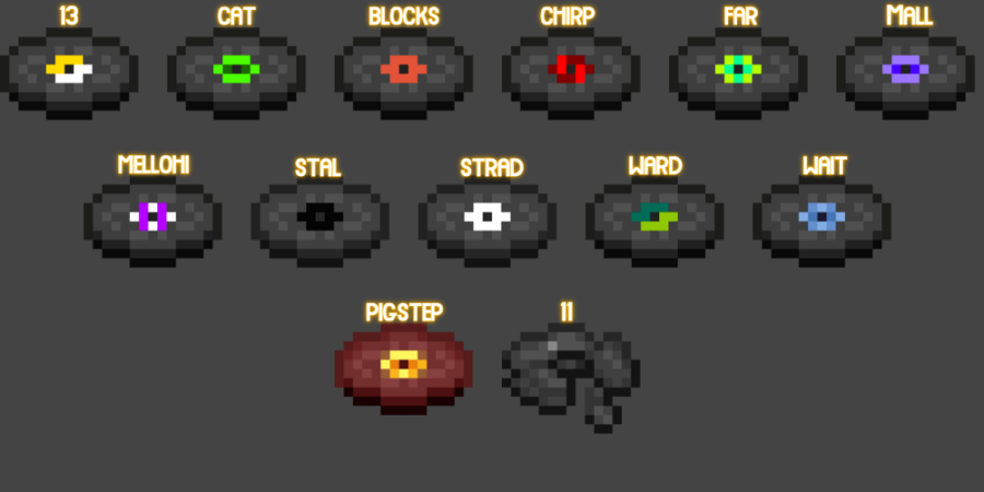 Tous les disques de musique Minecraft et comment les obtenir 2 Disques de musique et leurs noms dans Minecraft.