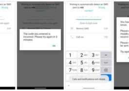 Mauvais code dans le verrouillage de compte WhatsApp
