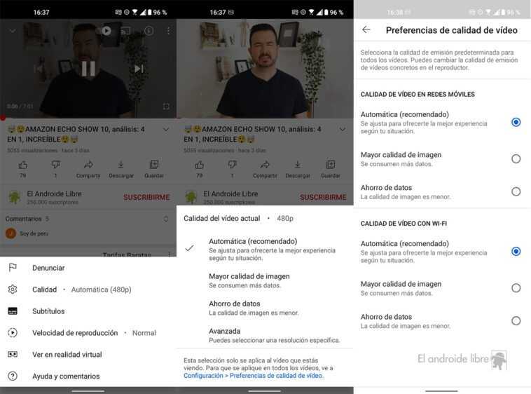 Youtube vous permet de choisir la qualité par défaut des vidéos 1 Youtube vous permet de choisir la qualité par défaut des vidéos