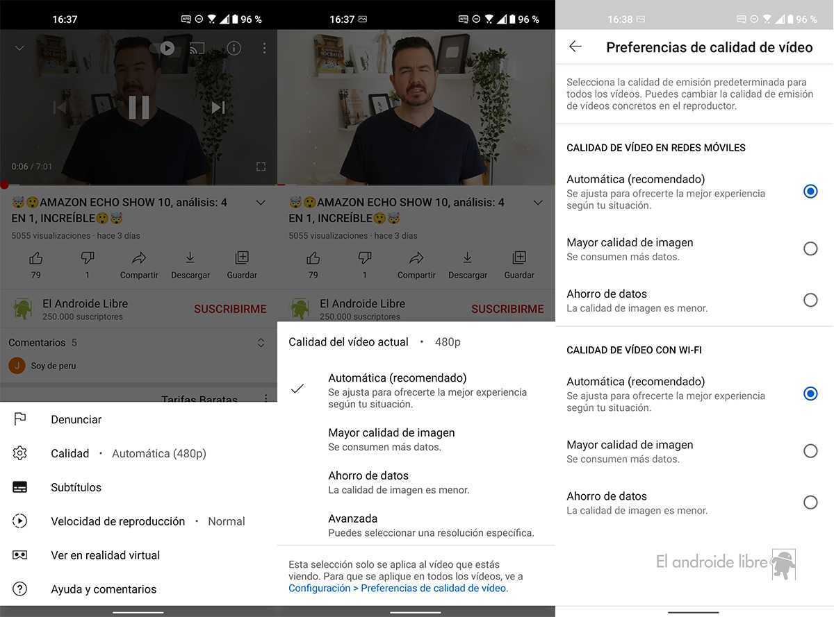 Youtube vous permet de choisir la qualité par défaut des vidéos 2 Youtube vous permet de choisir la qualite par defaut des