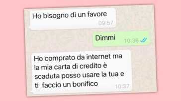 "Ma carte de crédit est expirée, puis-je utiliser la vôtre?": Ce message WhatsApp est une arnaque 2 "Ma carte de crédit est expirée, puis-je utiliser la vôtre?": Ce message WhatsApp est une arnaque