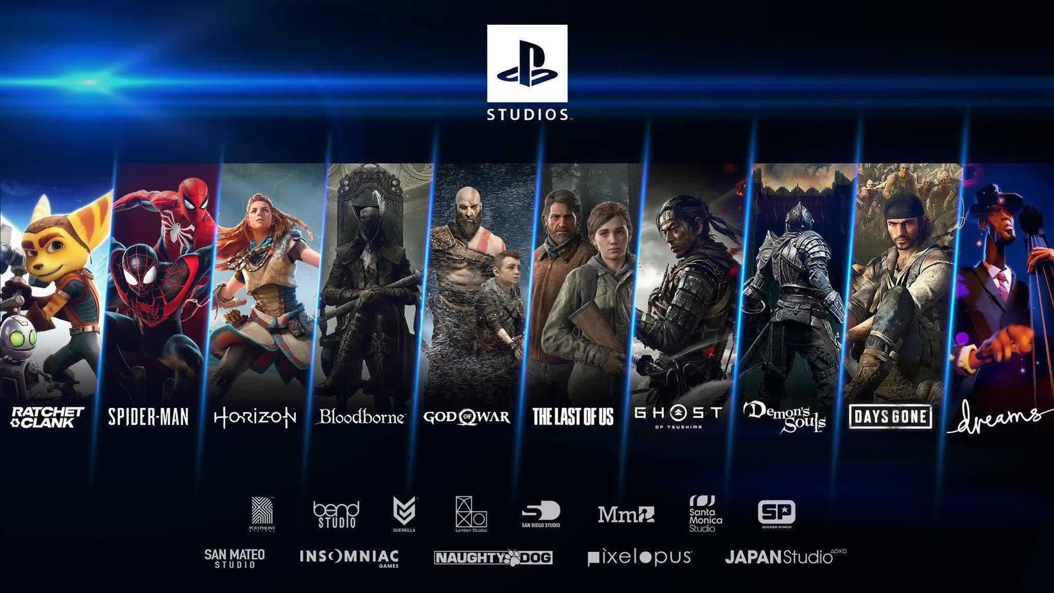 PlayStation Studios has 25 upcoming PS5 titles, half are new IPs