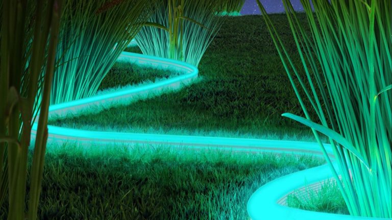 Planifier un éclairage de jardin intelligent: c'est ainsi que vous apportez la lumière dans l'obscurité 7 Surtout quand il s'agit d'éclairage de jardin, moins c'est plus. (Photo: Innr)