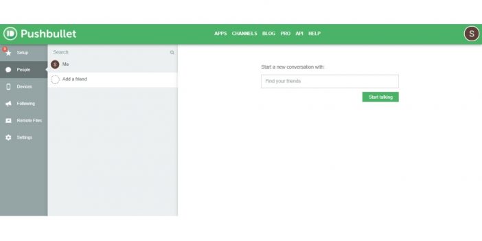 Comment envoyer (et recevoir) des messages sur un ordinateur portable ou un PC 8 capture d'écran de l'ajout de l'email d'un ami sur pushbullet