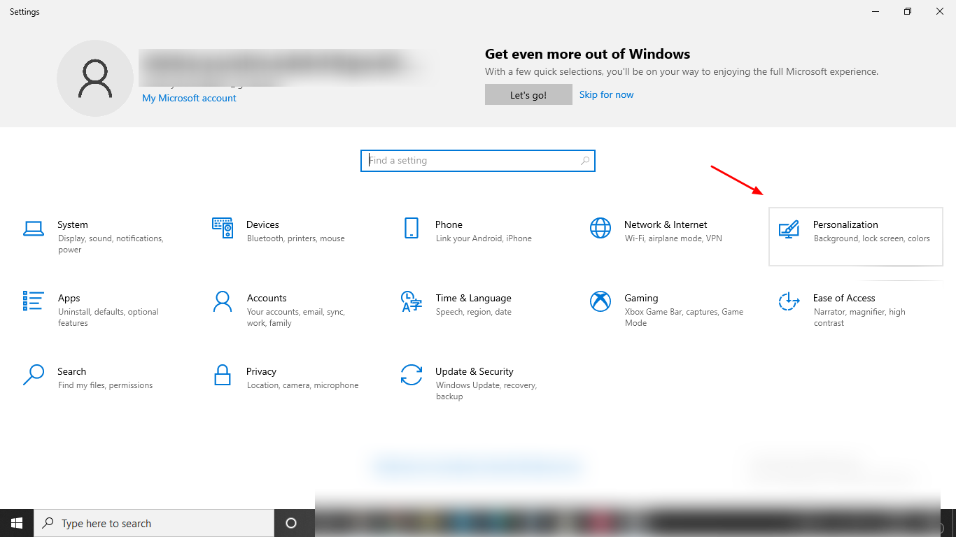 Comment désactiver les publicités sur votre écran de verrouillage Windows 10 4 capture d'écran de l'onglet de personnalisation sur les paramètres de Windows 10