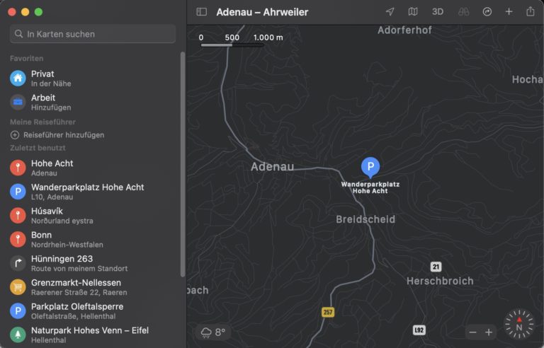 Apple Maps est-il un satnav fiable? 2 Apple Maps est préinstallé sur l'iPhone, l'iPad et - ici - le Mac.