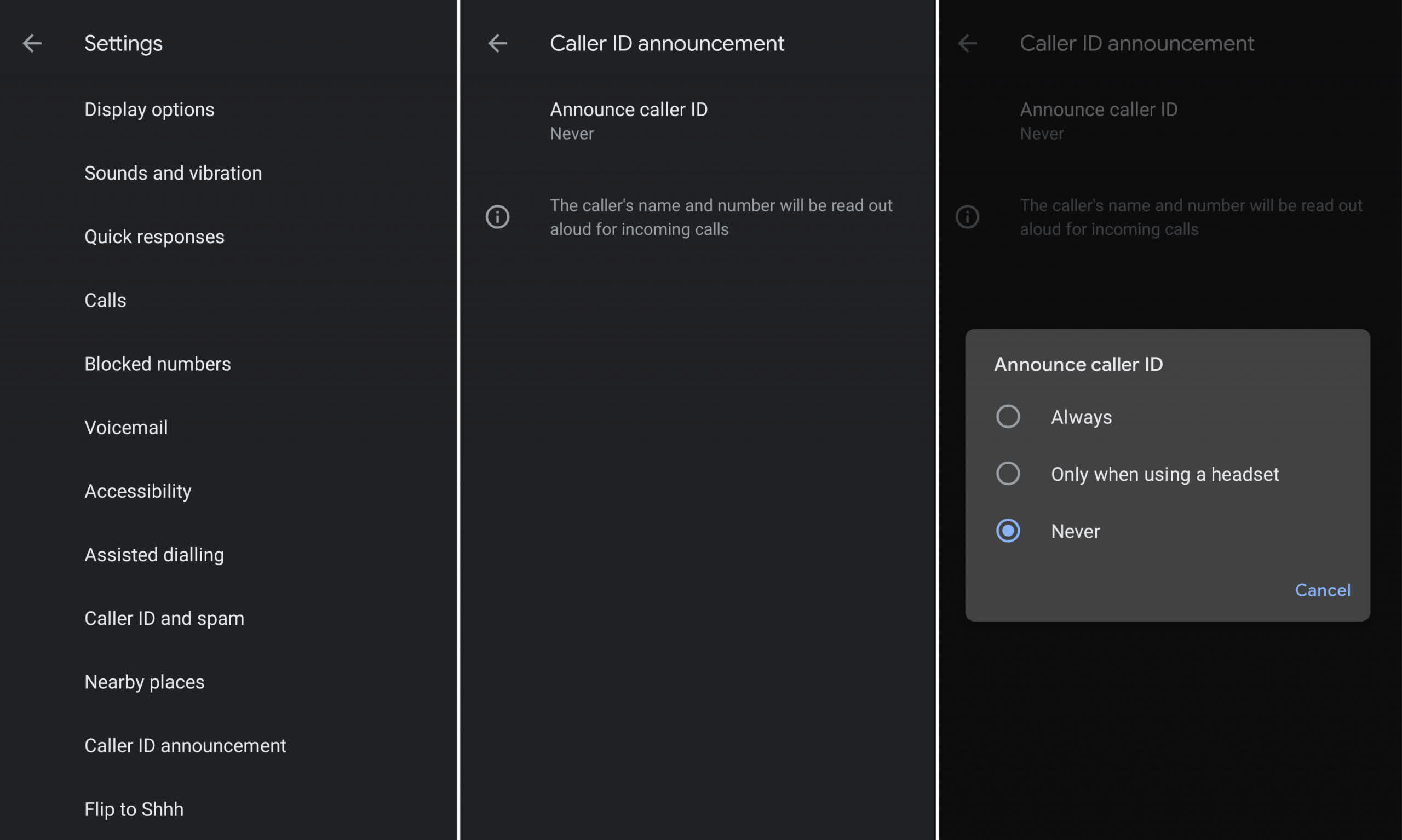 Google a ajouté un dépistage audible de l'identité de l'appelant à son application Téléphone 2 Google a ajoute un depistage audible de lidentite de lappelant