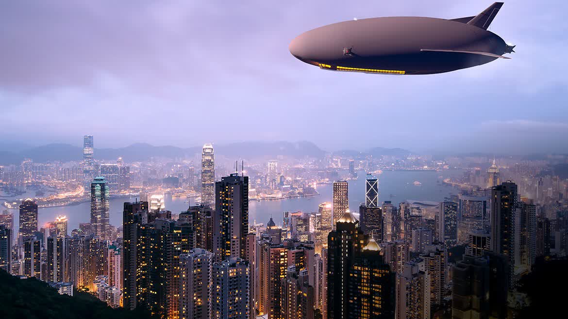 La société vise à offrir des voyages en dirigeable sur de courtes distances d'ici 2025, contribuant ainsi à réduire les émissions de CO2 de l'industrie aérienne 2 La societe vise a offrir des voyages en dirigeable sur