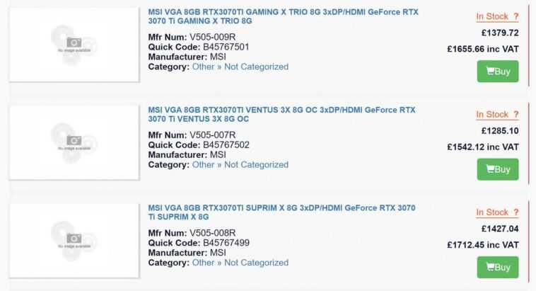 Les prix du RTX 3070 Ti dévoilés avant le discours d'ouverture du Computex de Nvidia; regardez-le ici à 22h00 PT / 01h00 ET 1 Les prix du RTX 3070 Ti dévoilés avant le discours d'ouverture du Computex de Nvidia; regardez-le ici à 22h00 PT / 01h00 ET