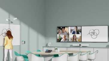 Logitech Scribe est une caméra de tableau blanc alimentée par IA à 1200 $ pour les espaces de travail hybrides