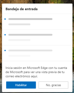 Microsoft Edge lance un accès intelligent pour Outlook 2 Informations sur le nouvel accès dans Edge Canary