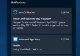 «Présentation de macOS Redmond;»  un système d'exploitation conçu par Microsoft pour les Mac