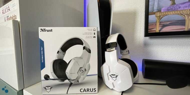 Trust GXT 323W Carus - Casque de jeu très bon marché pour PS5 1 GXT 323W Carus