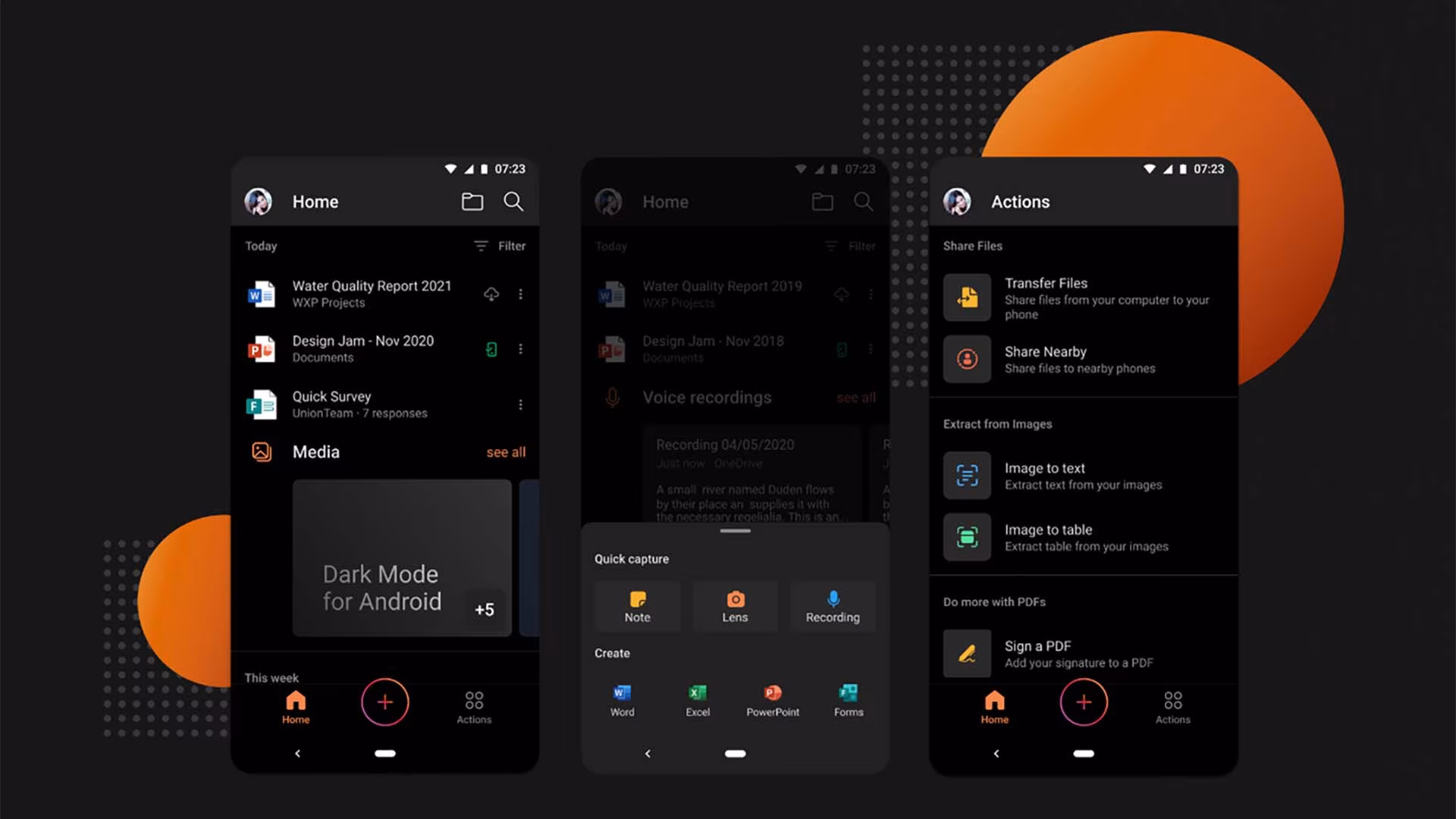 Microsoft Ajoute Le Mode Sombre A Office Pour Android
