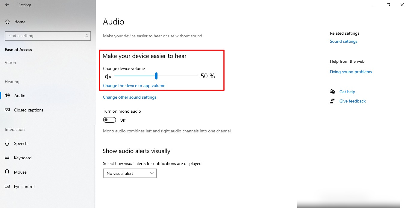 Cómo administrar las funciones de accesibilidad en Windows 10 14 Captura de pantalla de la función de captura de pantalla del Narrador en Windows 10