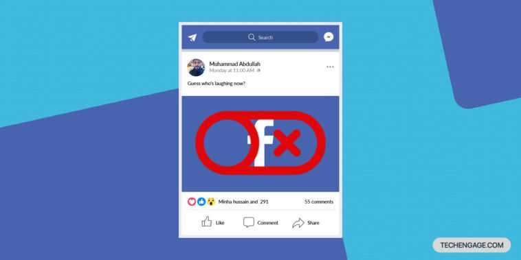 Comment désactiver ou désactiver un compte Facebook 1 Avatar for Muhammad Abdullah