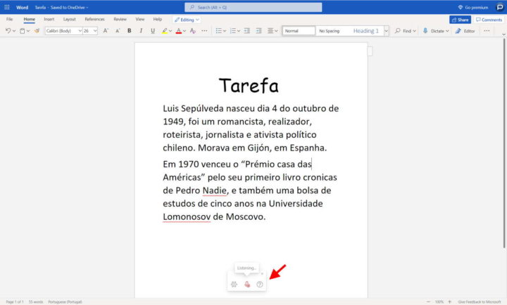 Sugerencia: Ya no necesita escribir textos en Word, simplemente dicte a la PC 3 escribir textos palabra microsoft micrófono