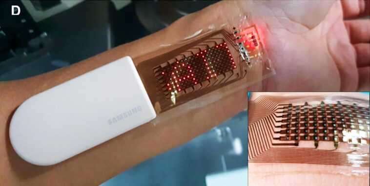 Samsung développe des écrans OLED extensibles pour les futurs wearables 1 Samsung is developing stretchable OLED displays for future wearables
