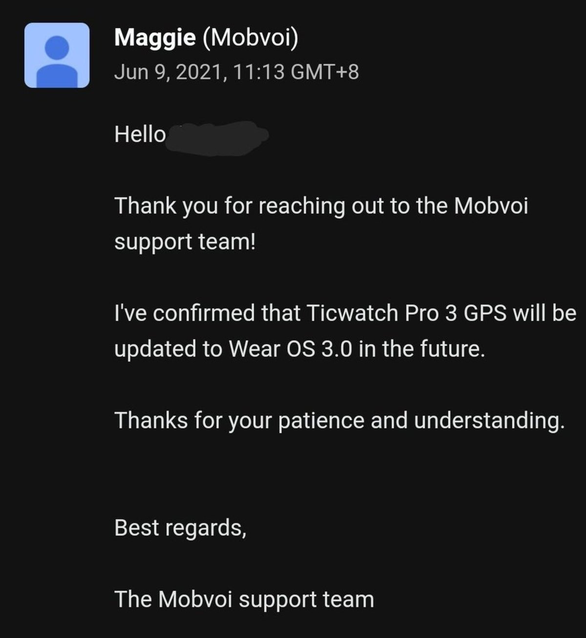 Si tiene un TicWatch, tenemos buenas noticias para usted con Wear OS 3.0 3 Mobvoi confirma que TicWatch Pro 3 recibirá Wear OS 3.0