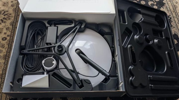 Les antennes Starlink s'éteignent lorsqu'elles atteignent 50°C 4 Image du kit d'antenne Starlink pour Internet par satellite
