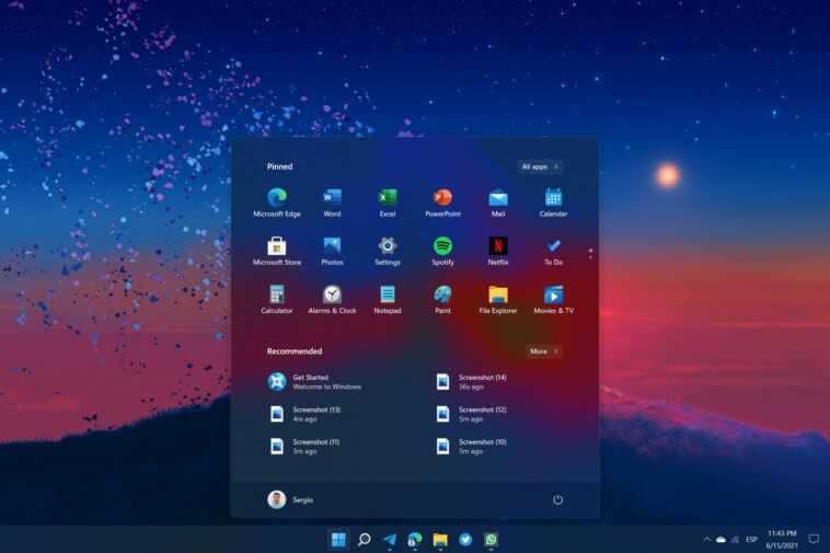 Fuite de Windows 11 : vidéo et premières impressions 1 Fuite de Windows 11 : vidéo et premières impressions