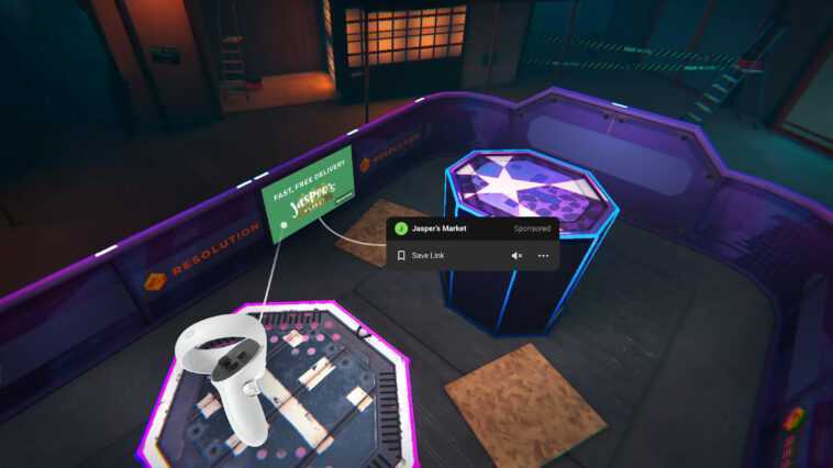 Facebook teste les publicités VR pour la plateforme Oculus 1 Facebook is testing VR ads for the Oculus platform