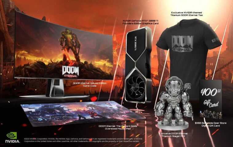 Nvidia et Bethesda lancent un pack Doom Eternal à 1 450 $ qui comprend un RTX 3080 Ti 1 Nvidia and Bethesda launch $1,450 Doom Eternal bundle that includes an RTX 3080 Ti